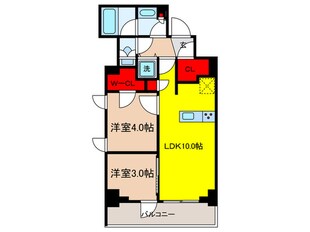 ﾊﾞｳｽﾌﾗｯﾂ日本橋馬喰町の物件間取画像